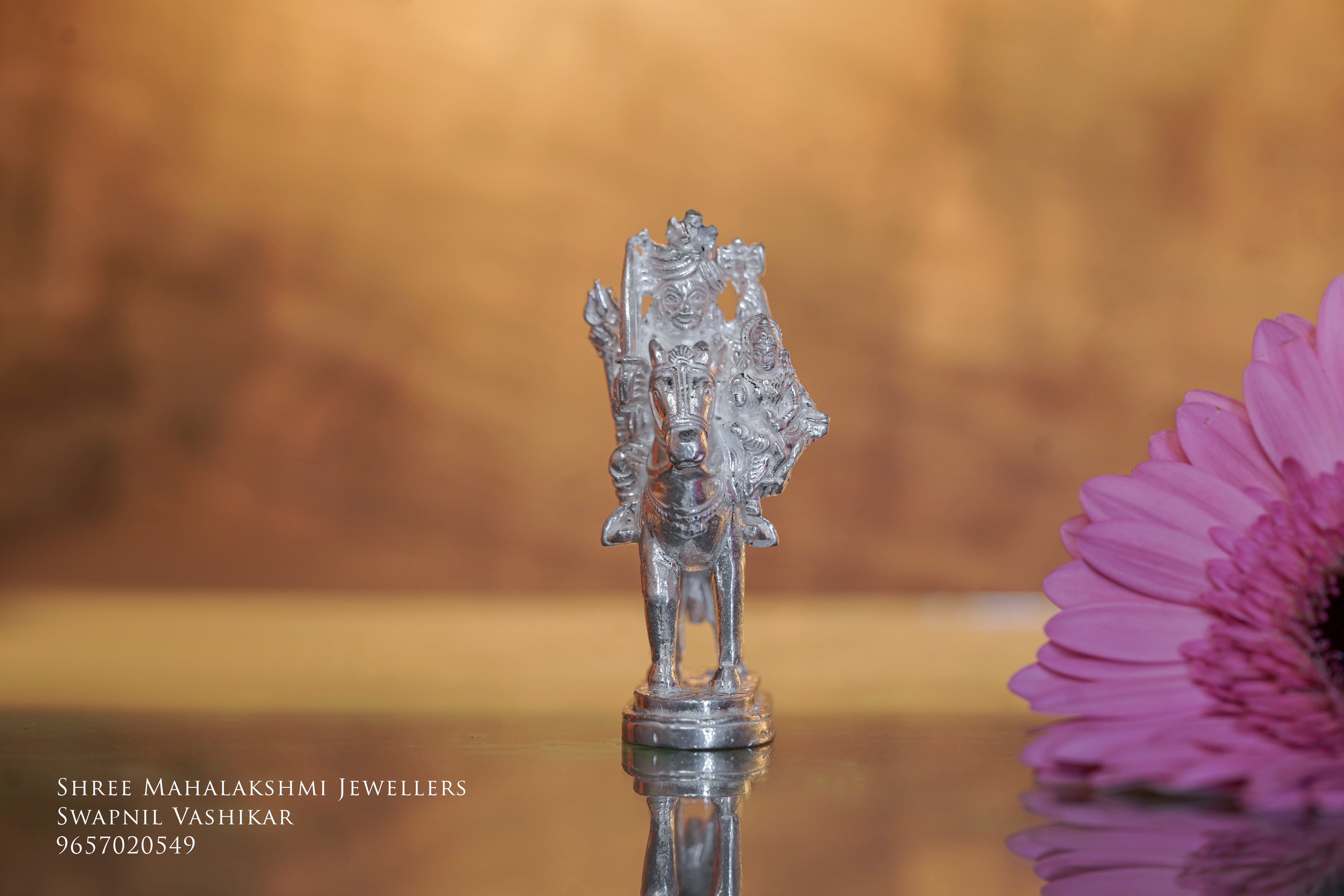 Khandoba without Prabhawal idol in silver