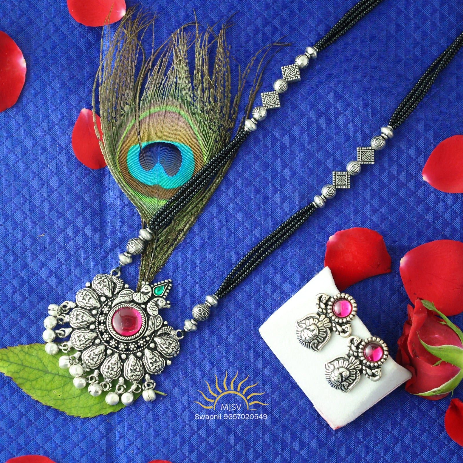 Silver Oxi Padmaja Mangalsutra