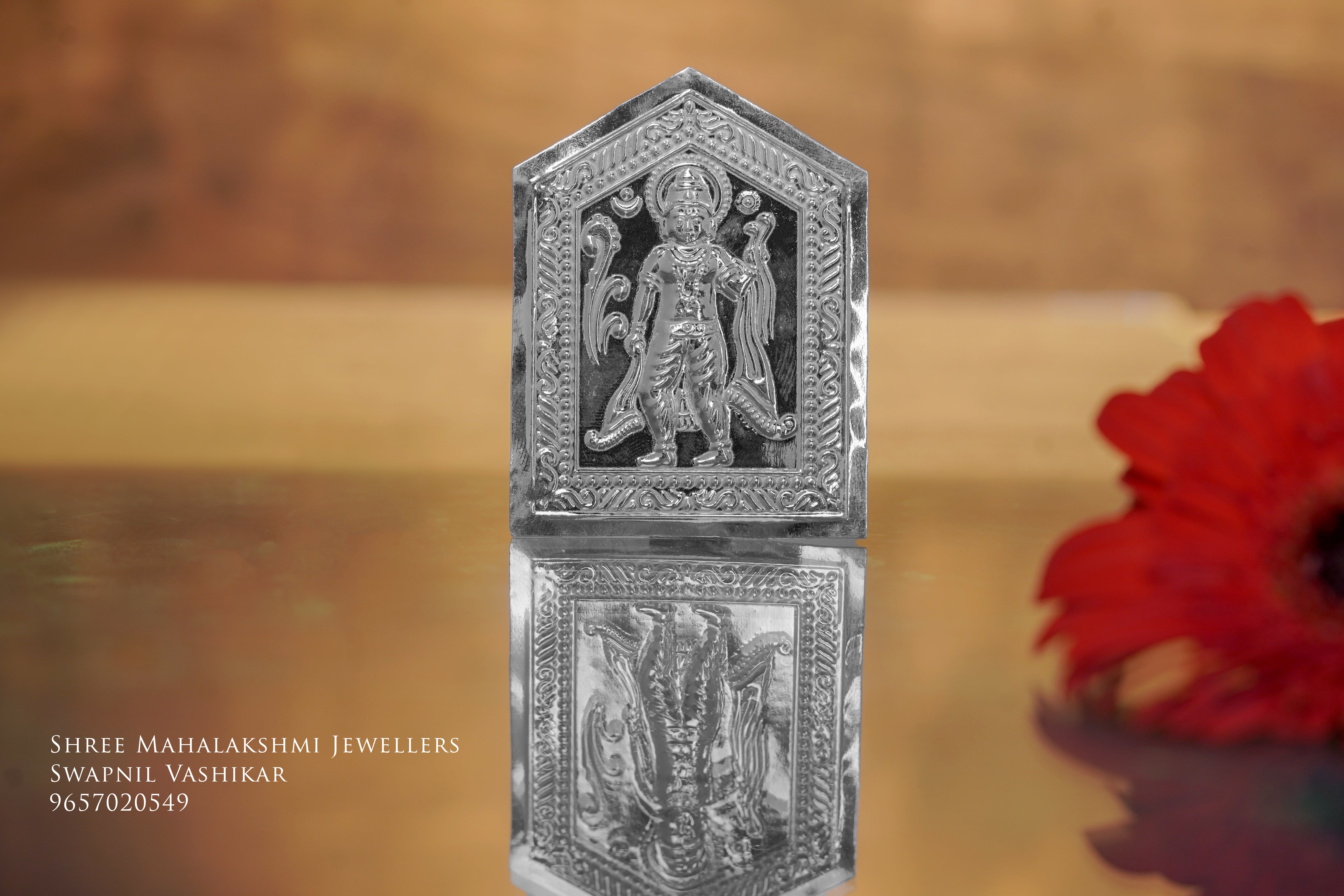 Kal purush taak in silver