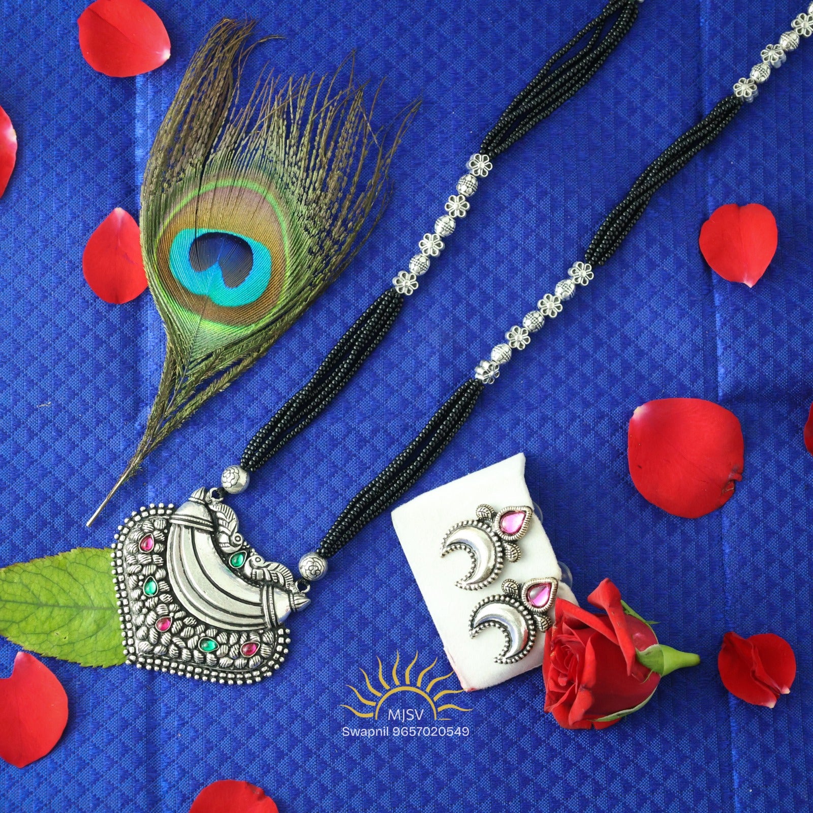 Silver Oxi Lavanya Mangalsutra