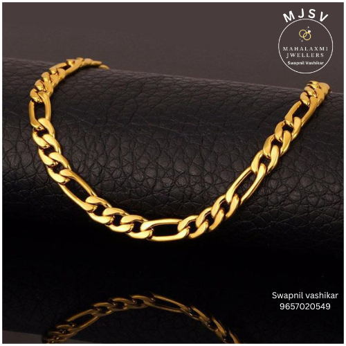 Tendulkar Chain in Real Gold