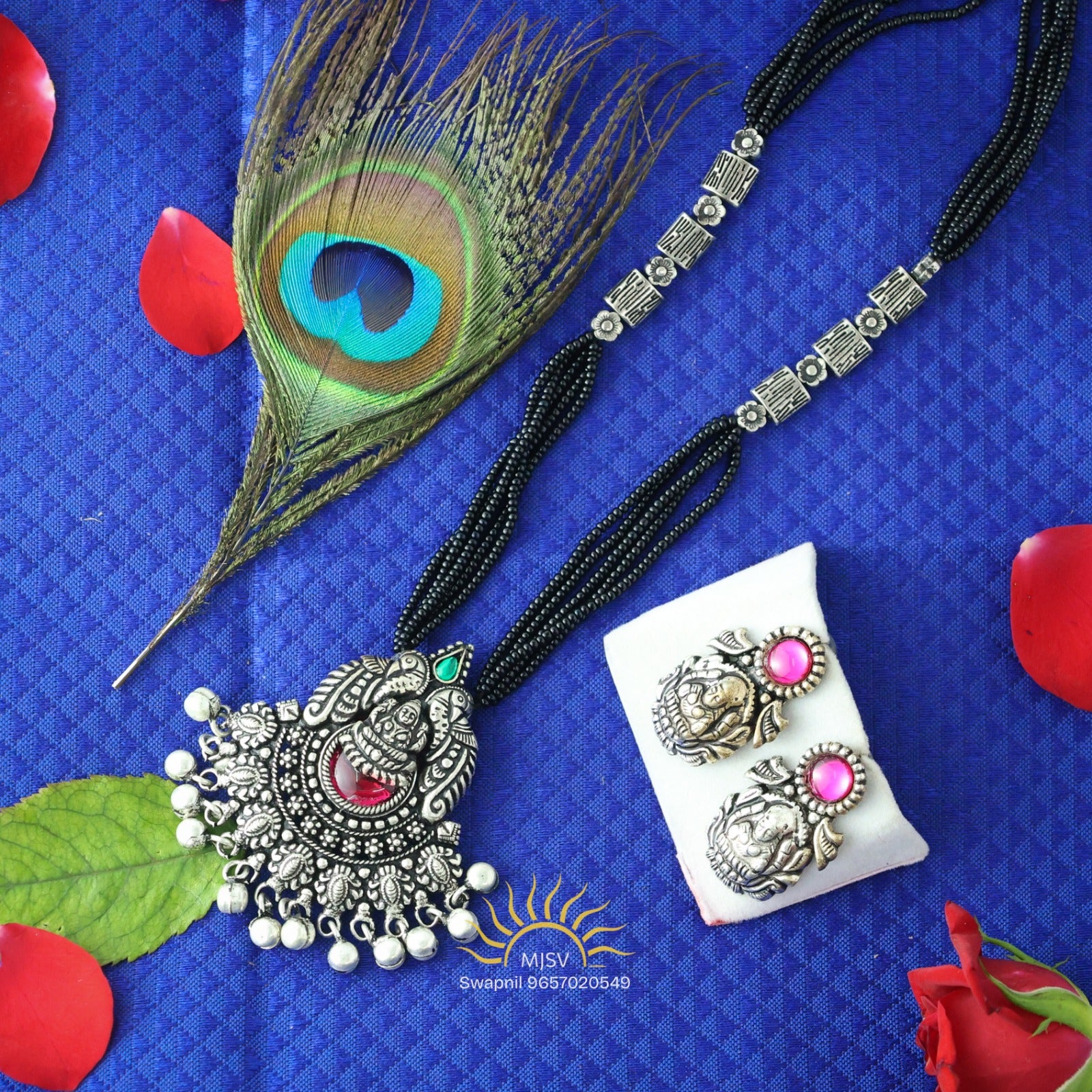 Silver Oxi Mukta Mangalsutra