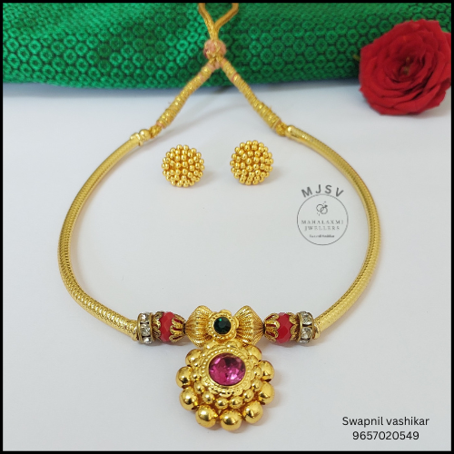 Kolhapuri Pipe thushi set – MJSV