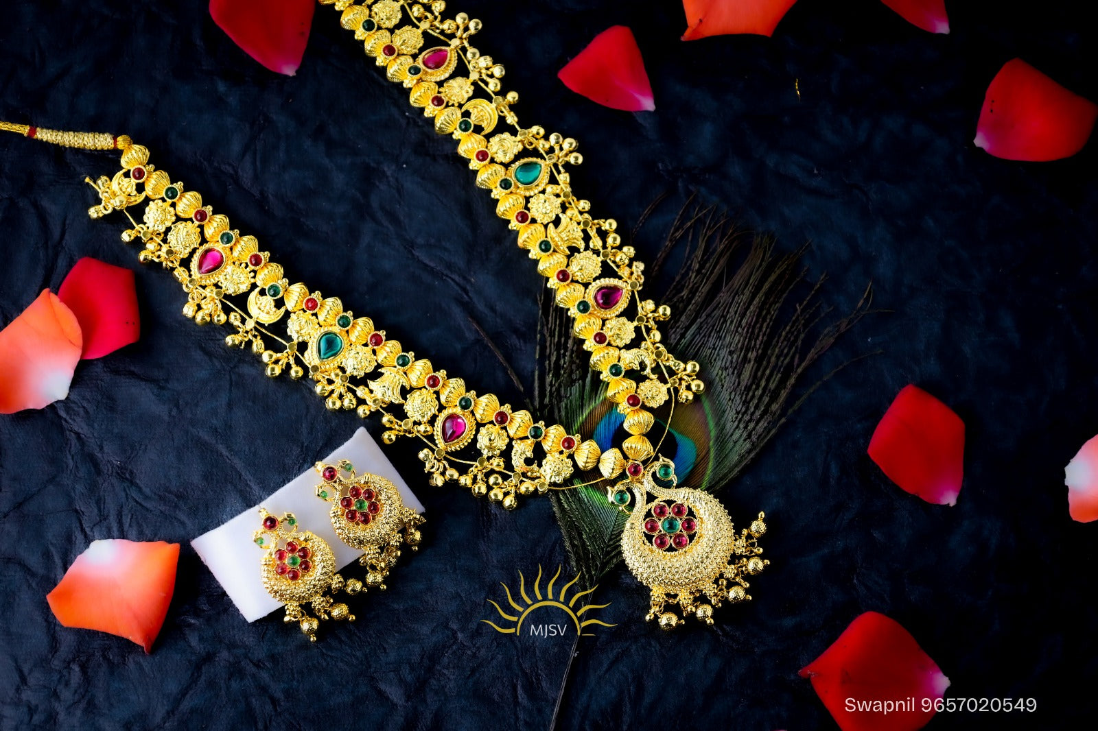 kolhapuri Peacock Saaj