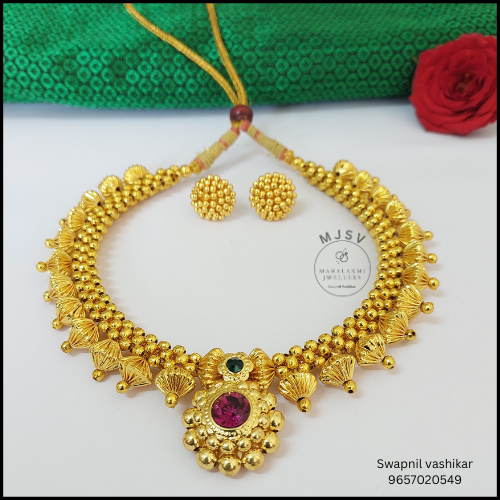 1gm gold Anika thushi set