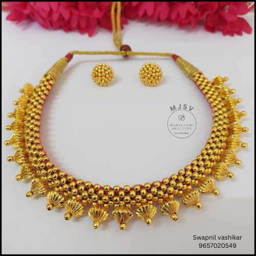 1gm gold Javmani tik set