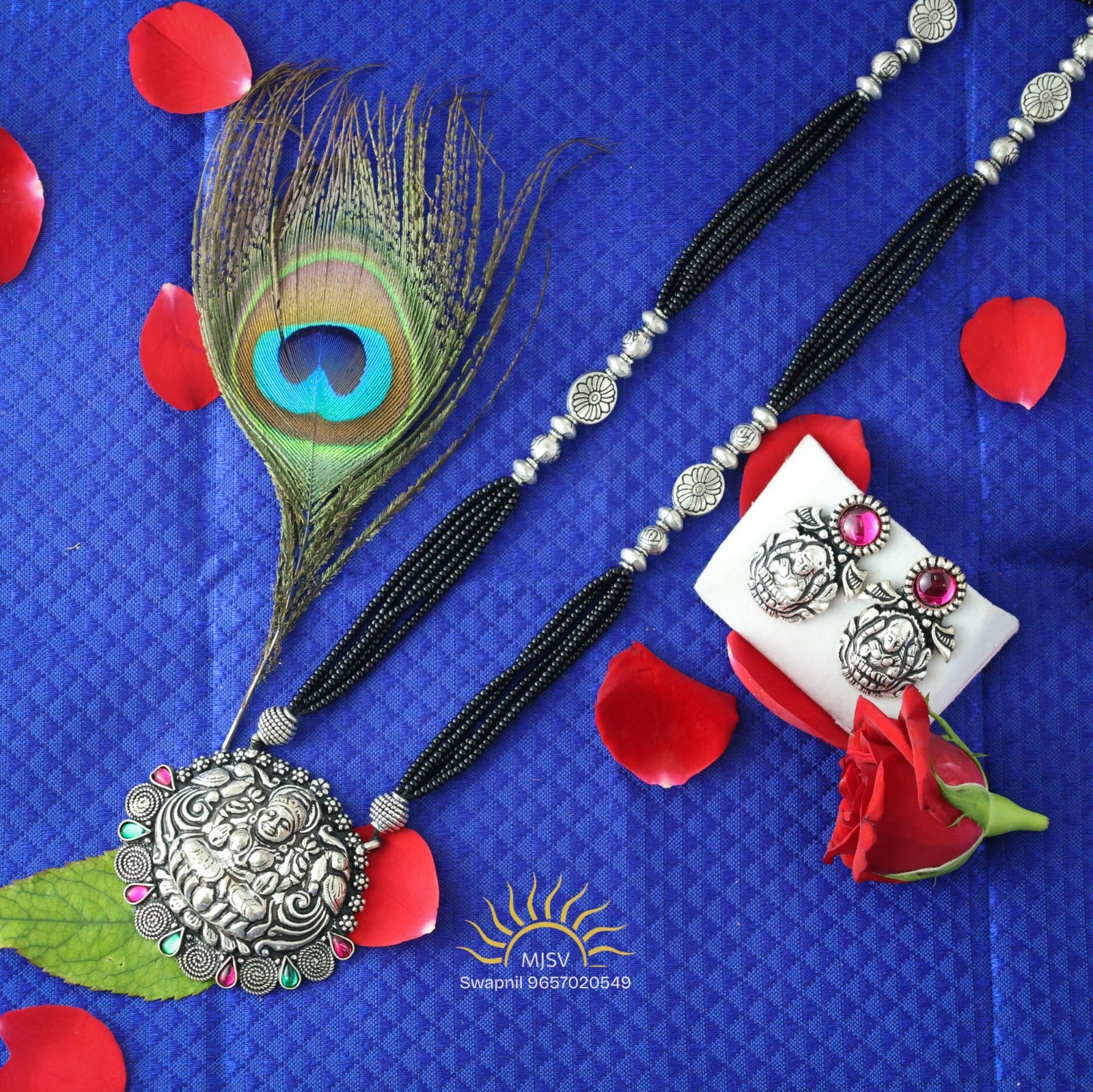 Silver Oxi Anaya Mangalsutra