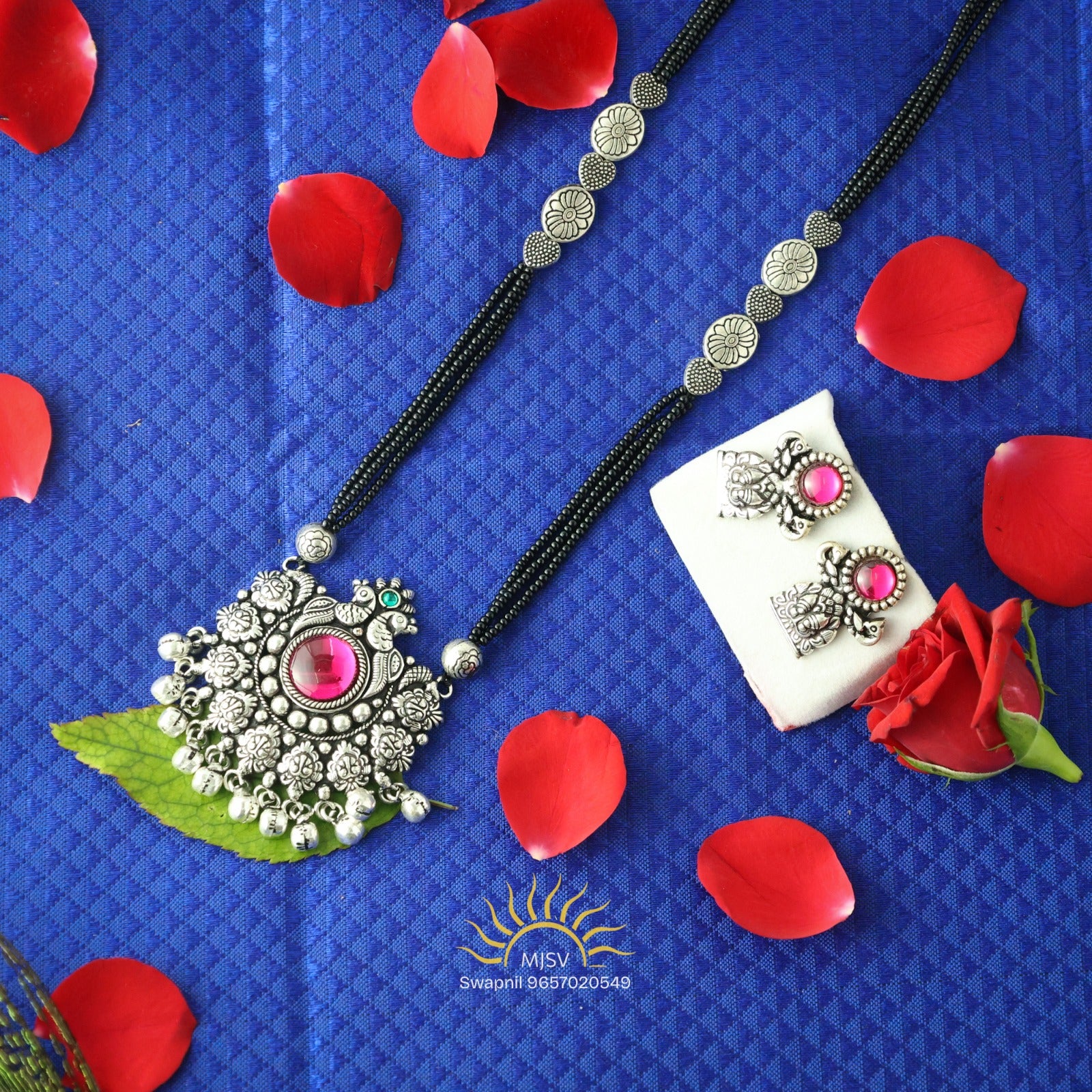 Silver Oxi Kirti Mangalsutra