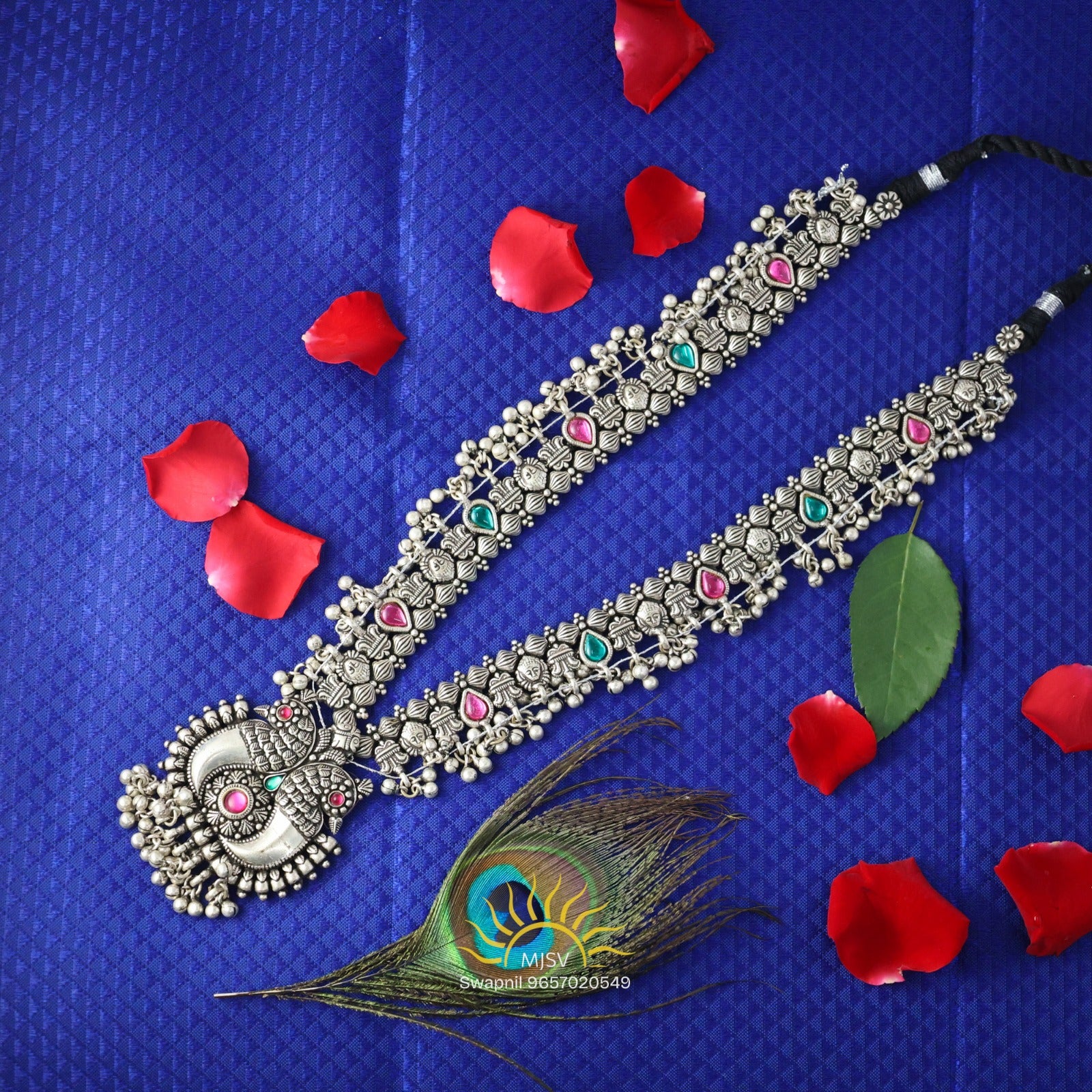 Oxidized Kolhapuri Garuda Saaj