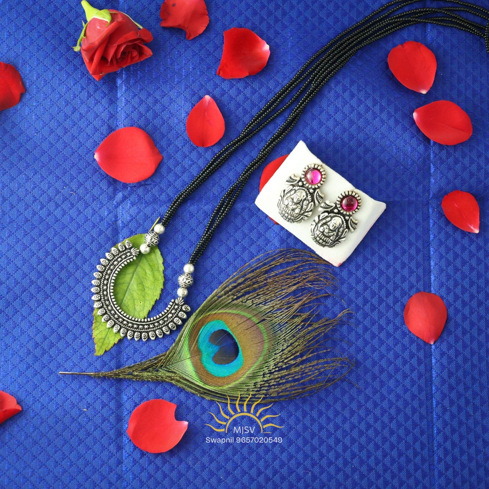 Silver Oxi Nitya Mangalsutra