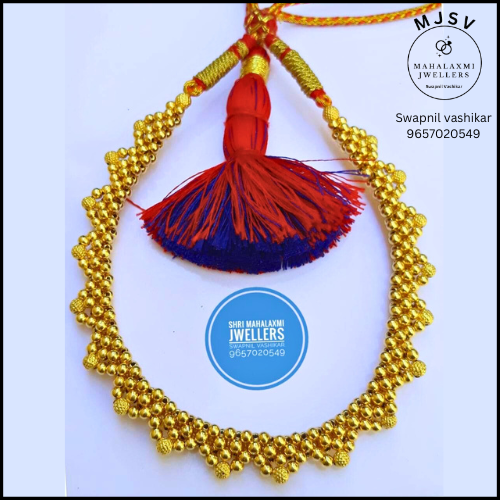 Kolhapuri thushi in real gold - 4022