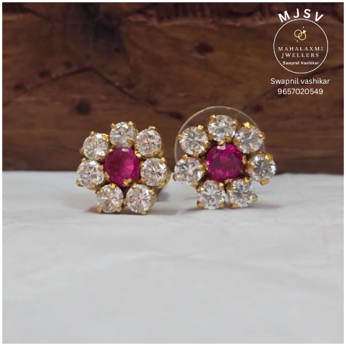 Real gold & american diamonds tops