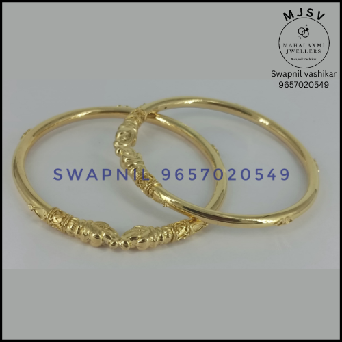 Designer Gajmukhi goth in real gold