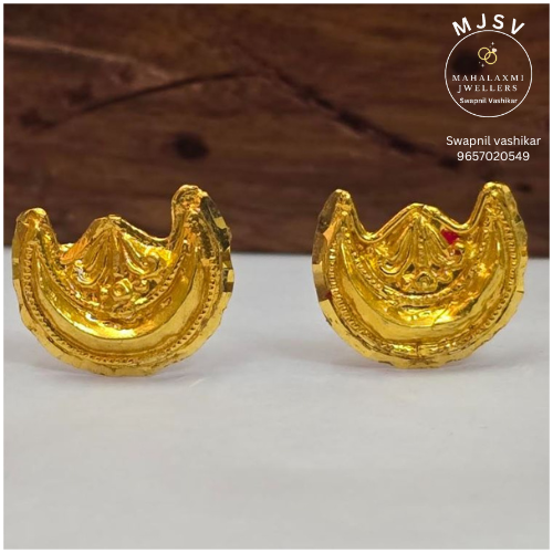 Real gold chandrakor tops