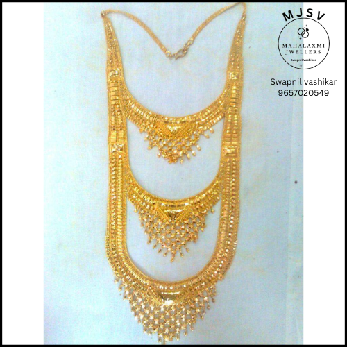 MahaRani haar in real gold