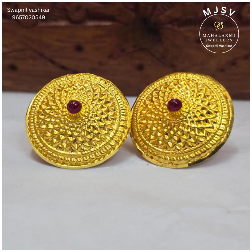 Real gold South India shri Chakra tops