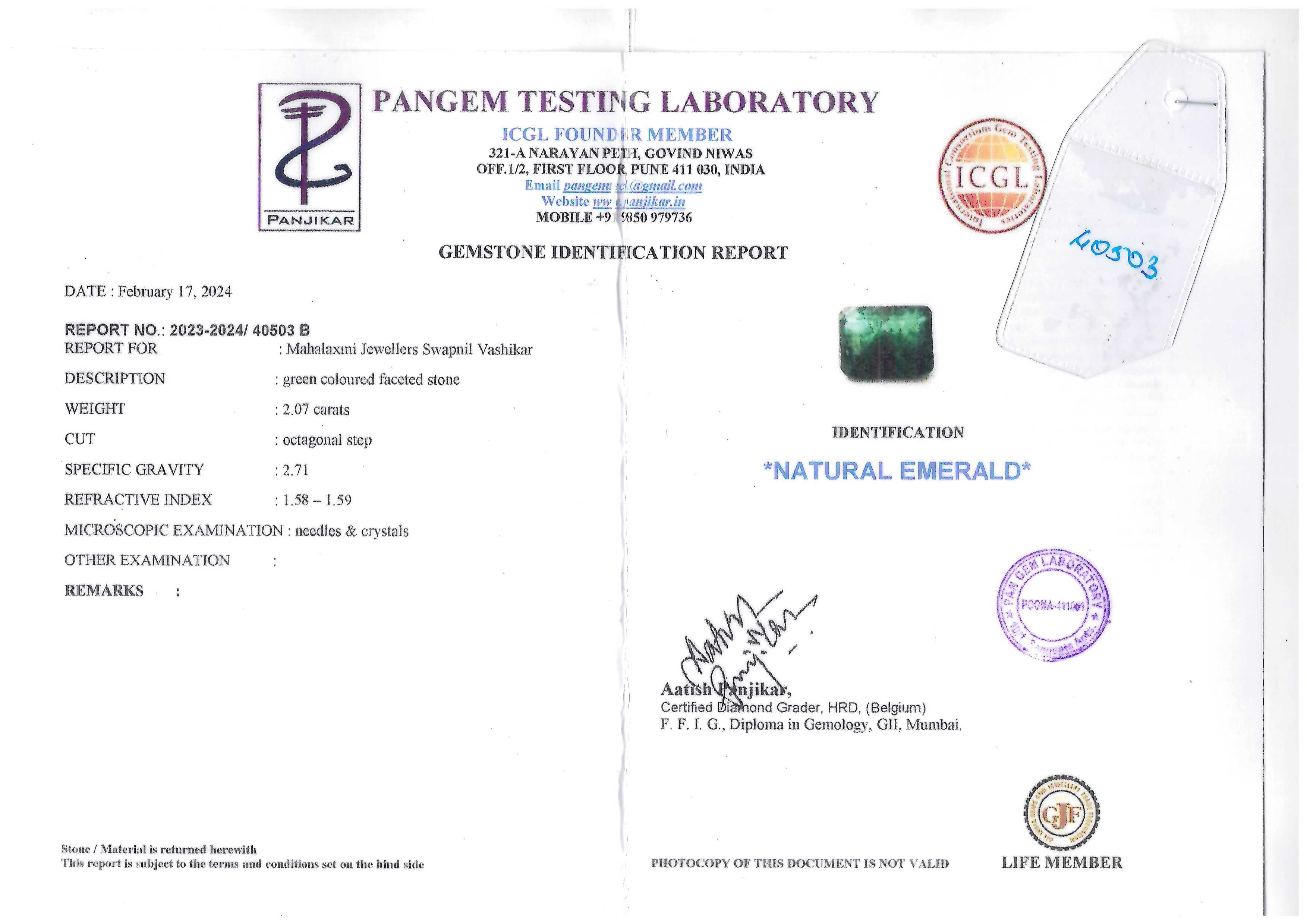 Real Emerald 2.07
