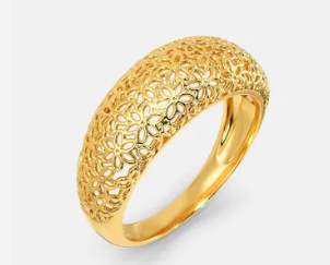Lace Gold Ring