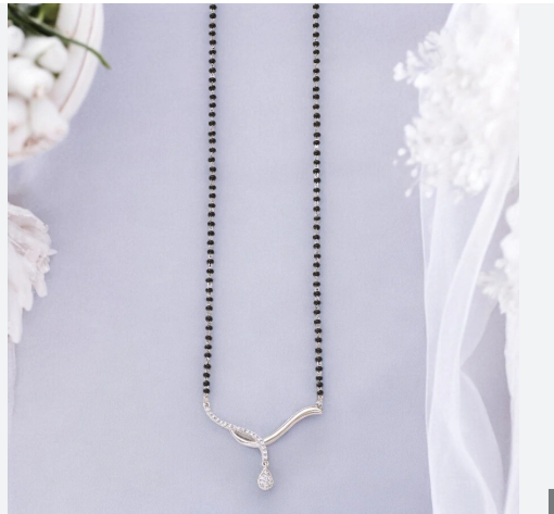 Silver Long Mangalsutra