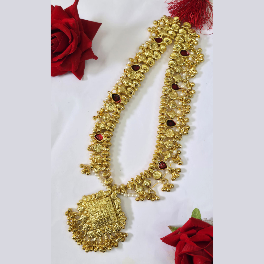 1gm gold - kolhapuri saaj set - fusion 1