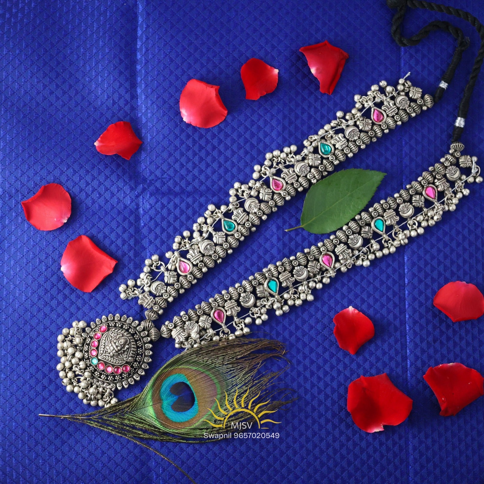 Oxidized Kolhapuri Laxmi Saaj