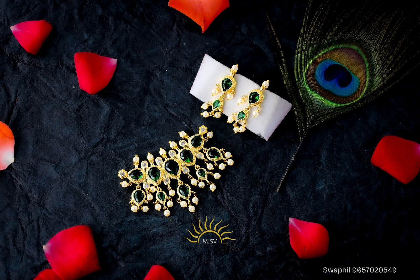 Five Stone Full Green Tanmani