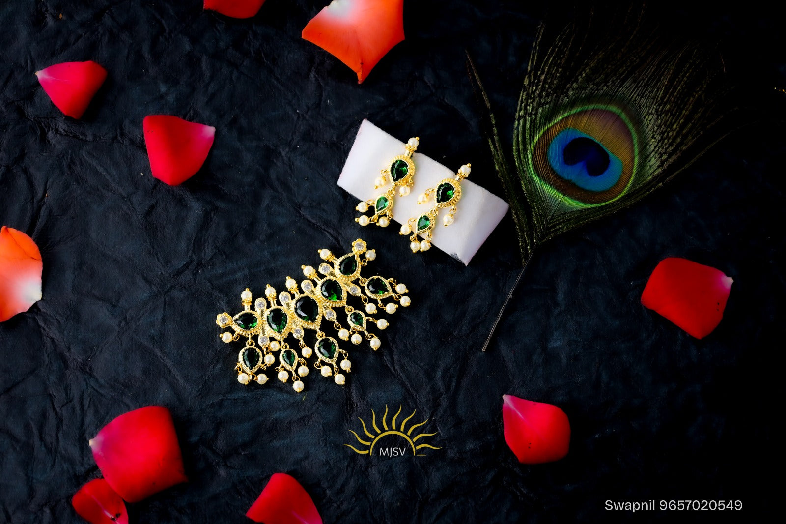 Five Stone Full Green Tanmani