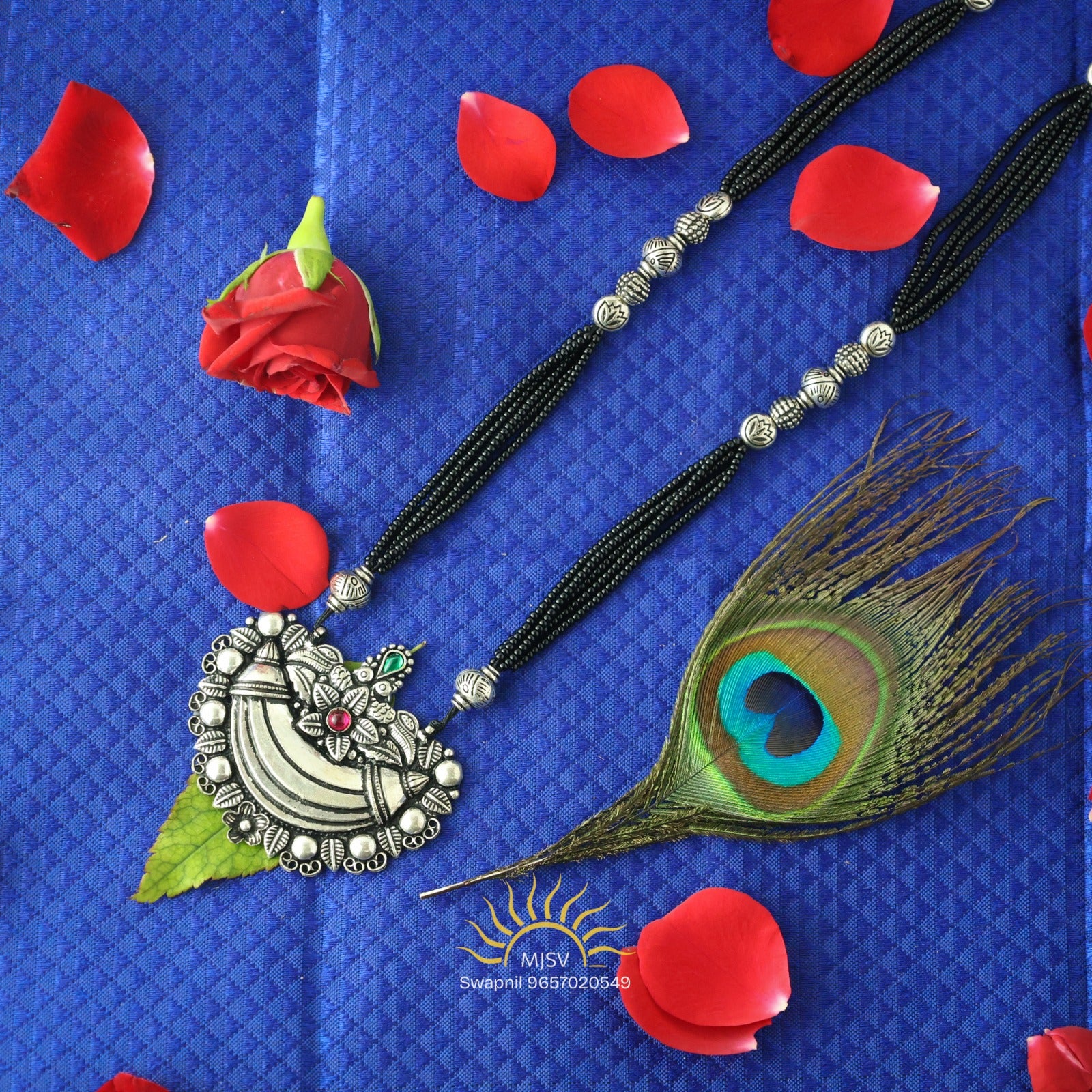 Silver Oxi Latika Mangalsutra