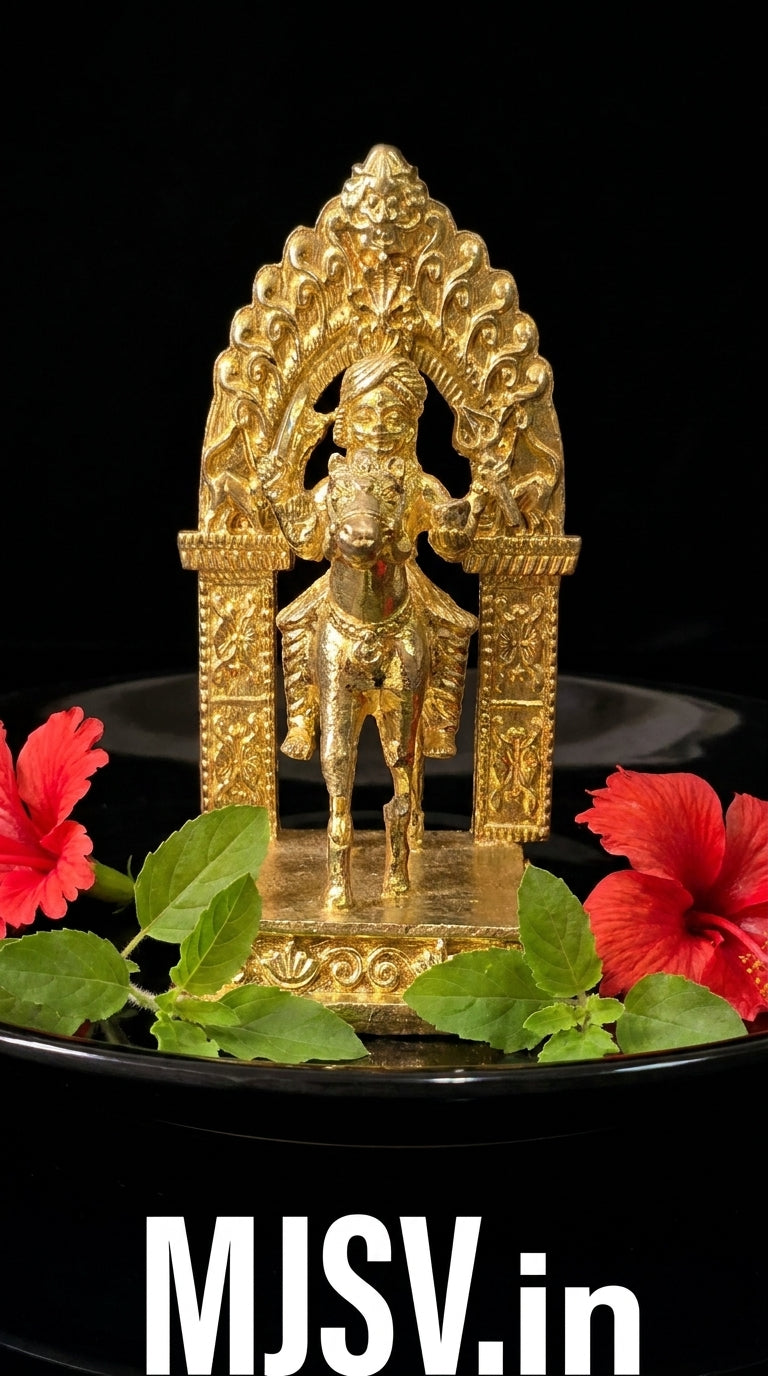 Jyotiba murti in Panchdhatu