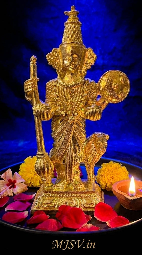 kolhapur Mahalaxmi / Ambbai In Panchdhatu