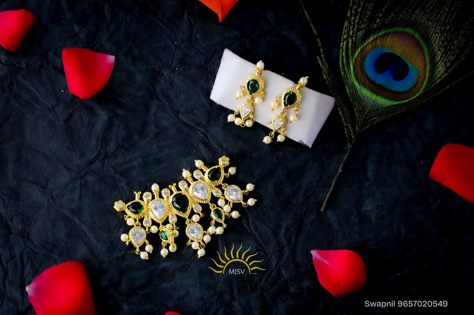 Five Stone White Green Tanmani