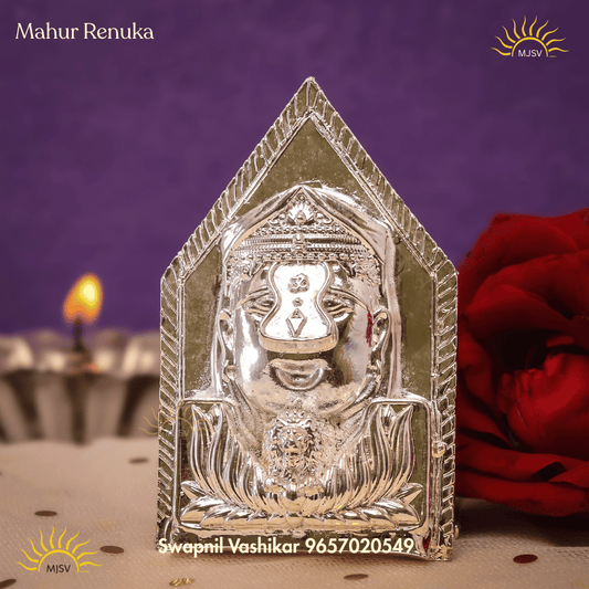 Mahur Renuka 3D Taak In Silver