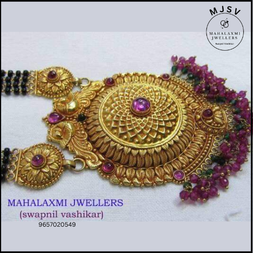 Orchid Long mangalsutra in real gold
