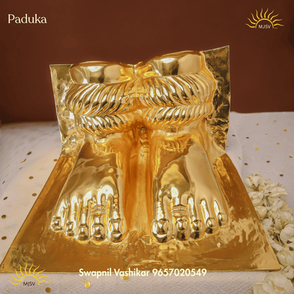 Laxmi Paduka For Abhishek And Kunkumarchan Seva