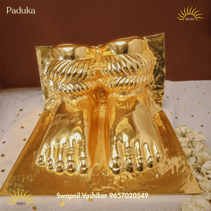 Laxmi Paduka For Abhishek And Kunkumarchan Seva