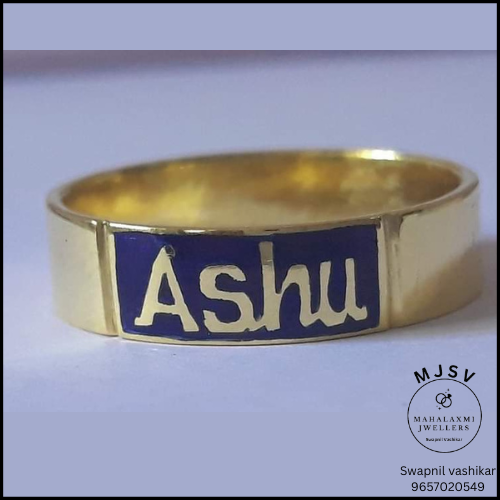Customized Name Ring for men & women in real gold