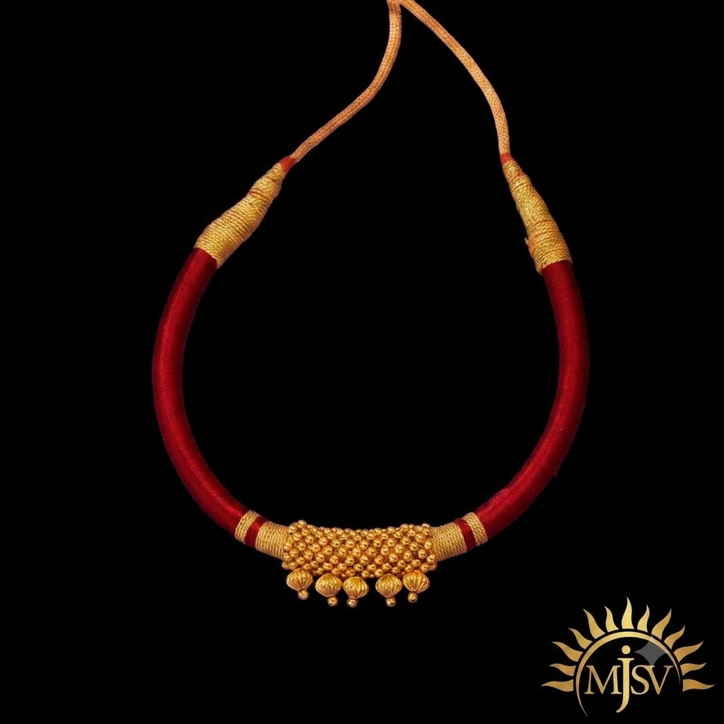 Kolhapuri thushi in real gold