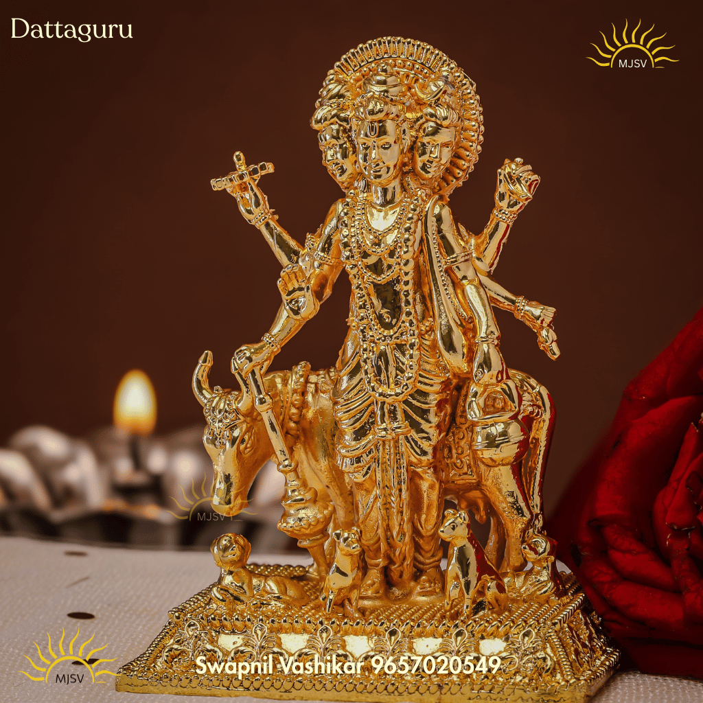 Datta Maharaj Murti In Panchdhatu