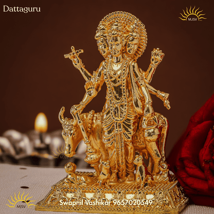 Datta Maharaj Murti In Panchdhatu