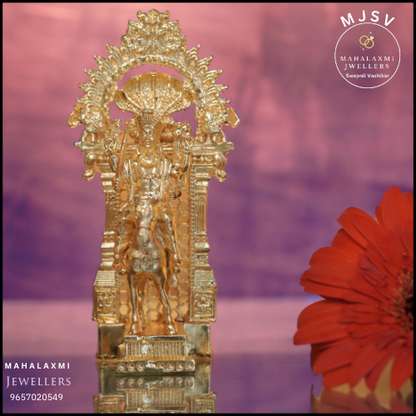Jyotiba idol in Panchdhatu