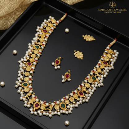 Premium Kolhapuri Pearl Saaj