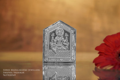 Chourang Laxmi 2D taak in silver