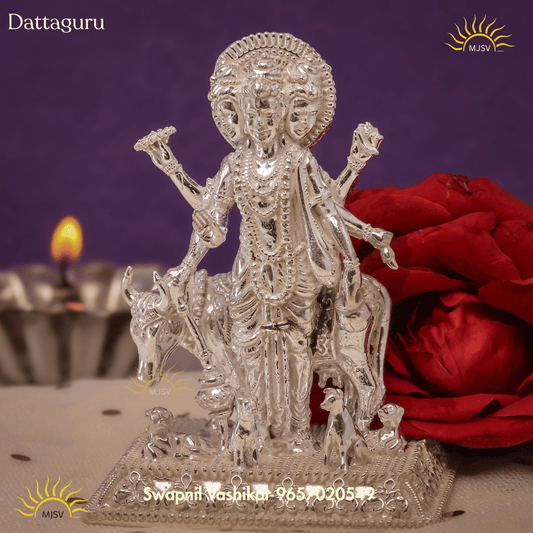 Datta Murti In Silver (Standing Poition )