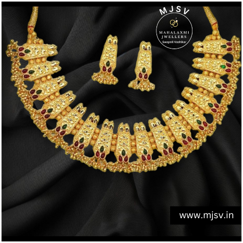 1gm gold rukmini necklace set