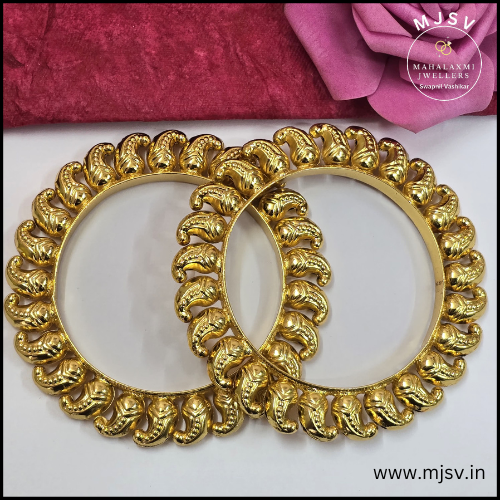 Real gold coated Karishma Bangles