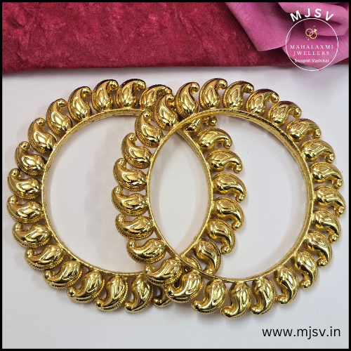 Real gold coated Koyari Bangles