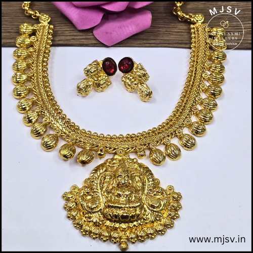 1 gm gold Aadya necklace set