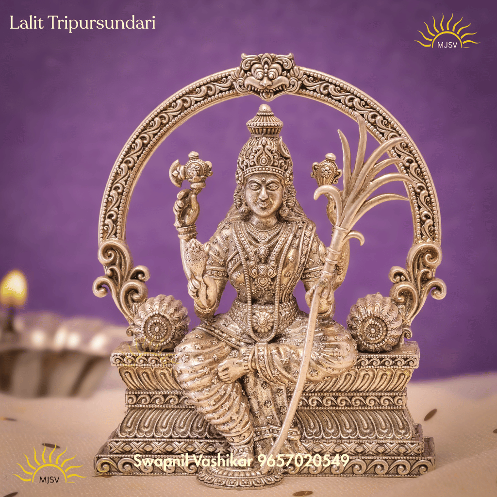Lalita Tripur Sundari In Real Silver
