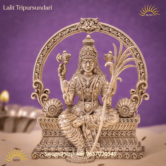 Lalita Tripur Sundari In Real Silver