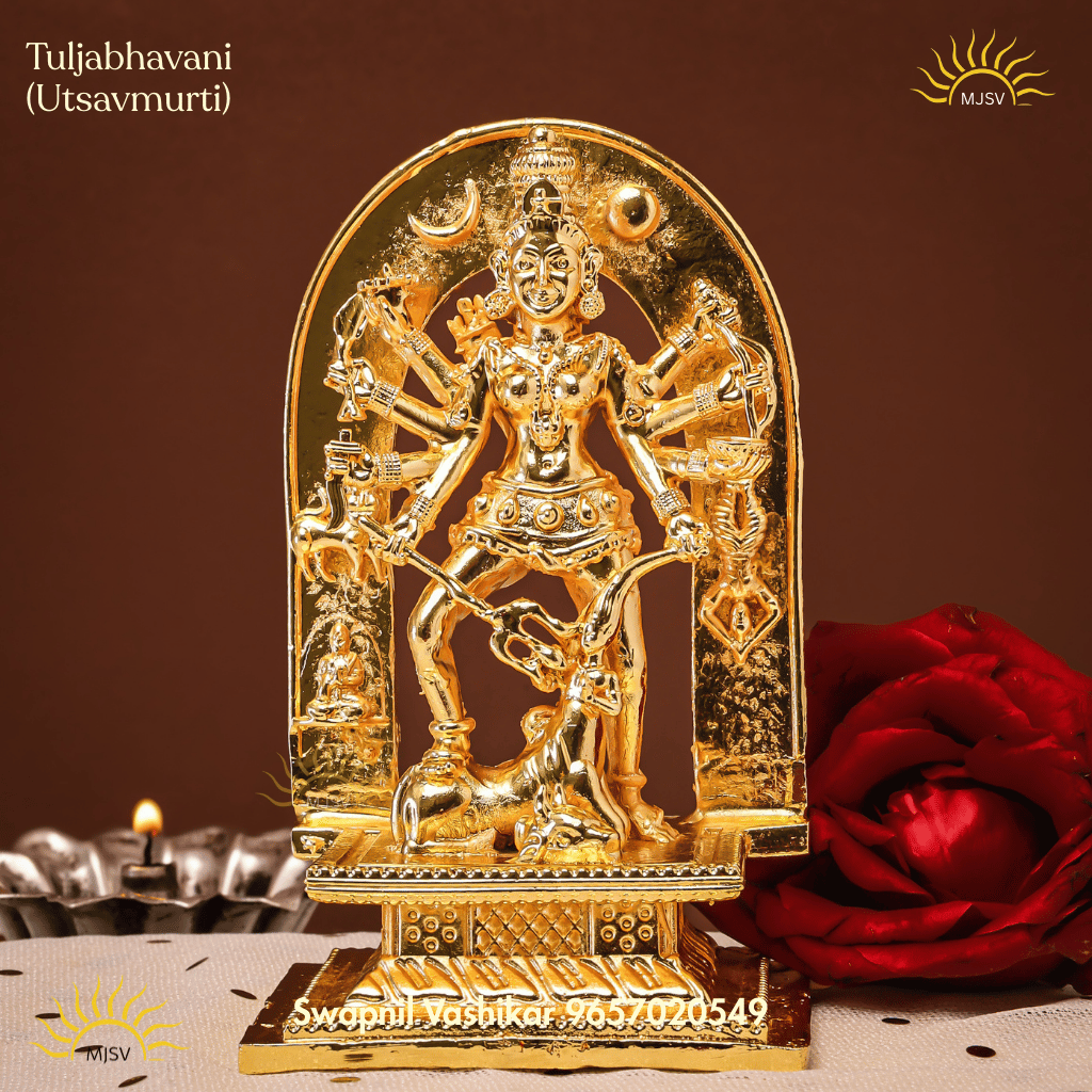 Tuljabhavani Utsav murti Swarup rup idol  in panchdhatu